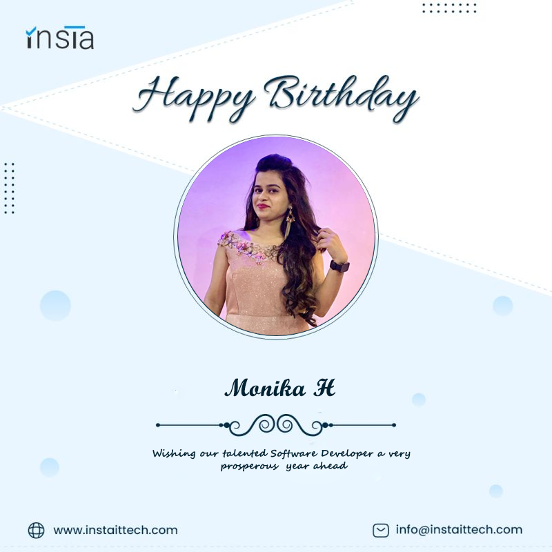 INSTAITTechnol1's tweet photo. Team Insta wishes its talented Software Developer, a very Happy Birthday 🥳🎂and a bright year.

#teaminsta #employeebirthdaybash #teambonding #team #employeerelation #birthday #bestwishes #birthdaygirl #tuesdayvibe #TuesdayMotivaton #HappyBirthday https://t.co/prxJg4ZgdS