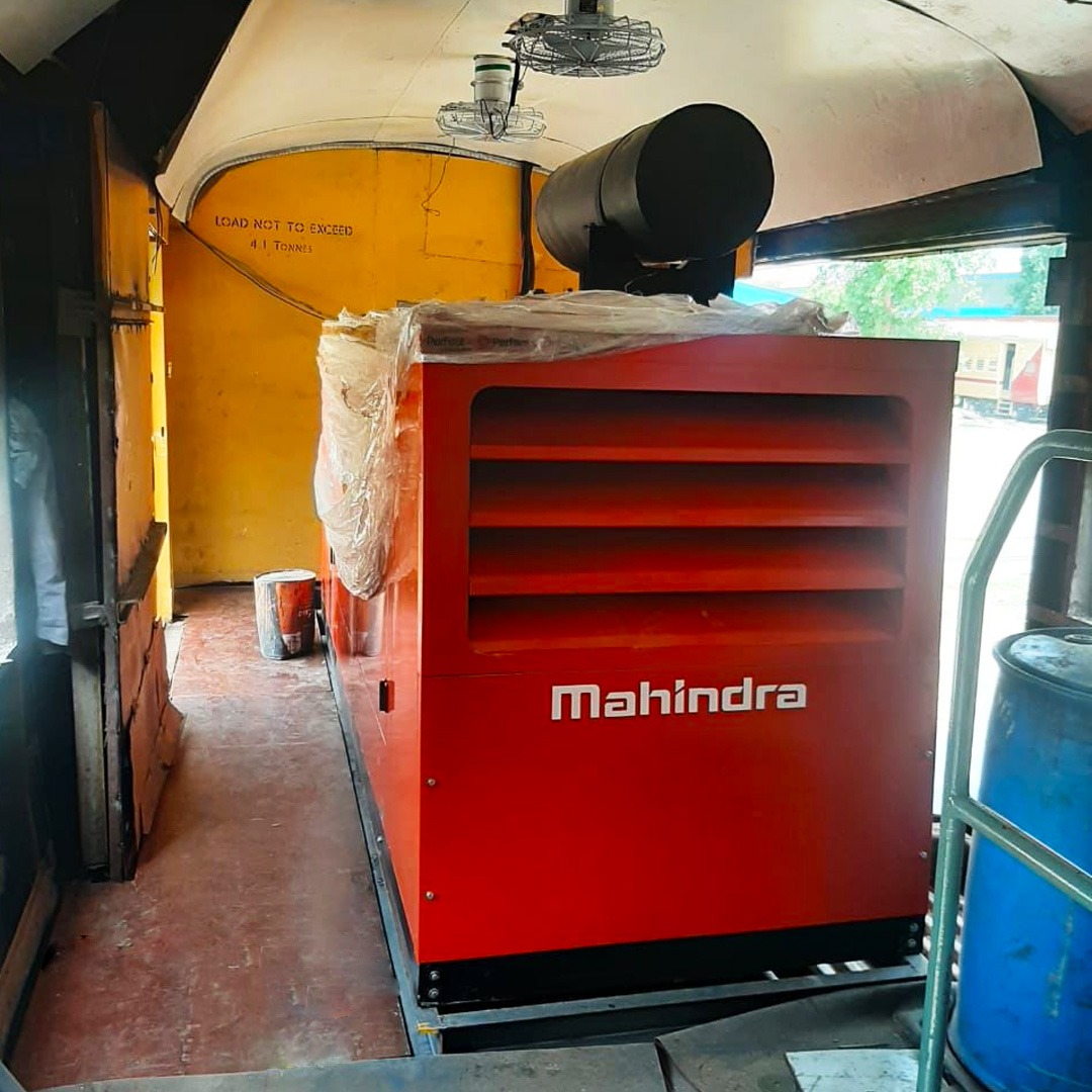 perfectgroup2's tweet photo. Our 125 kVA Genset is ready to provide power backup to Railway Pantry Car, Lucknow. 
.
.
.
#railwaypantrycar #125kvagenset #MahindraPowerol #powerol #PerfectGroup https://t.co/tknvaJBhne