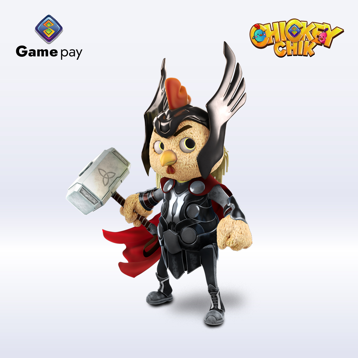 Gamepayofficial's tweet photo. If you are a whitelisted user, buy Hero Chiky now during your early bird access ends.

If you aren’t, then Register at https://t.co/A0WdW2tnD8 immediately to receive access to buy when the 48-hour whitelist early bird access has ended.

#ChickeyChik #ThorLoveAndThunder #NFTGame https://t.co/TpCbABaWcb
