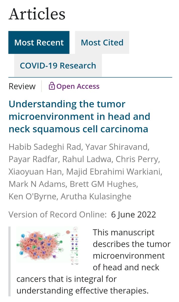 Arutha K (@aruthak) on Twitter photo Understanding the #TME in HNC <a href="/DrRahulLadwa/">Dr Rahul Ladwa</a>
<a href="/majidew/">Majid Ebrahimi Warkiani</a> <a href="/obyrnekj/">O'BYRNE Ken</a> <a href="/Dr_MarkAdams/">Dr Mark Adams</a>
<a href="/ClinTransImmuno/">Clinical & Translational Immunology</a> <a href="/PARFoundation/">PA Research Foundation</a> <a href="/CureCancerAu/">Cure Cancer</a> onlinelibrary.wiley.com/doi/full/10.10… Understanding the #TME in HNC <a href="/DrRahulLadwa/">Dr Rahul Ladwa</a>
<a href="/majidew/">Majid Ebrahimi Warkiani</a> <a href="/obyrnekj/">O'BYRNE Ken</a> <a href="/Dr_MarkAdams/">Dr Mark Adams</a>
<a href="/ClinTransImmuno/">Clinical & Translational Immunology</a> <a href="/PARFoundation/">PA Research Foundation</a> <a href="/CureCancerAu/">Cure Cancer</a> onlinelibrary.wiley.com/doi/full/10.10…