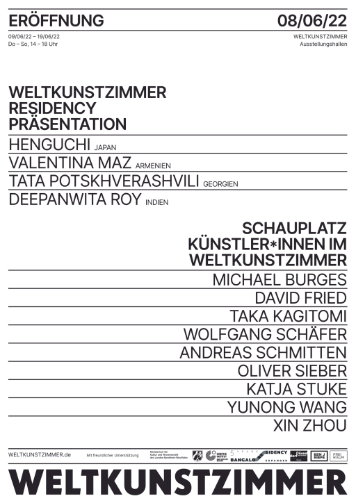 publictune's tweet photo. SCHAUPLATZ – Künstler*innen im Weltkunstzimmer https://t.co/jQnQTcDRba via @coolibri
#weltkunstzimmer #düsseldorf #duesseldorf #publictune #eröffnung #MichaelBurges #DavidFried #TakaKagitomi #WolfgangSchäfer #AndreasSchmitten #KatjaStuke #OliverSieber #YunongWang #XinZhou https://t.co/xeeyxyRDyr