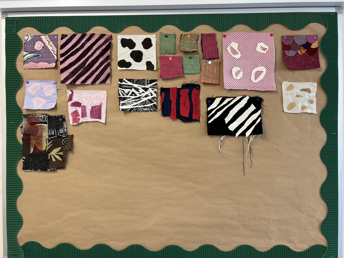 MrsBullionsMaes's tweet photo. The beginning of our Year 9 natural print textiles collection 🐆 👏🏻 👏🏻@Maesydderwen https://t.co/NHXgmHEbKn