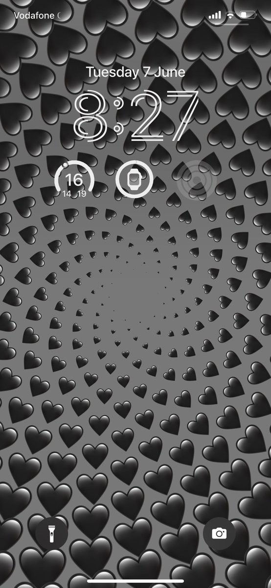 Apple finally did something with the Lock Screen. I like the design approach to take that Customization UI from Apple Watch⌚️as the direction. With that Live Activities widget seems to be more convenient for navigation, Uber, food ordering and more. 

My Lock Screen 📱🖤 #iOS16