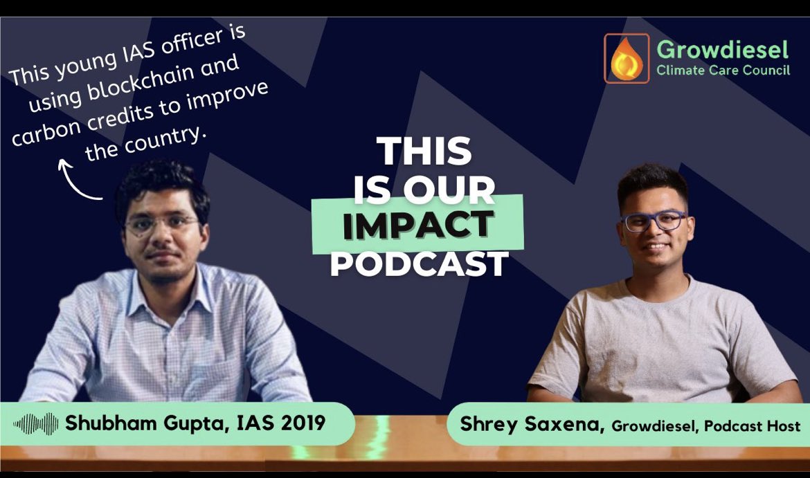 It was really amazing hosting @ShubhamGupta_11 and listening to his IMPACT stories. Watch Growdiesel’s IMPACT podcast youtube.com/watch?v=jmWvE-…