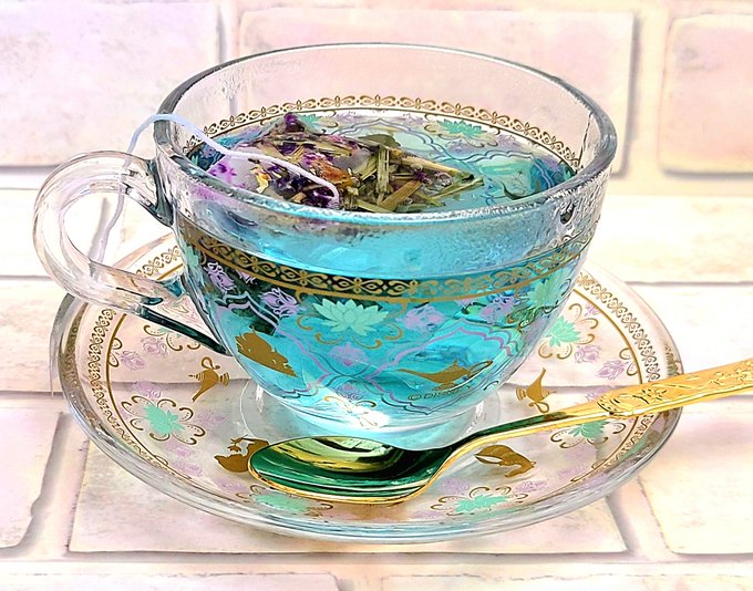 青いハーブティーのtwitterイラスト検索結果