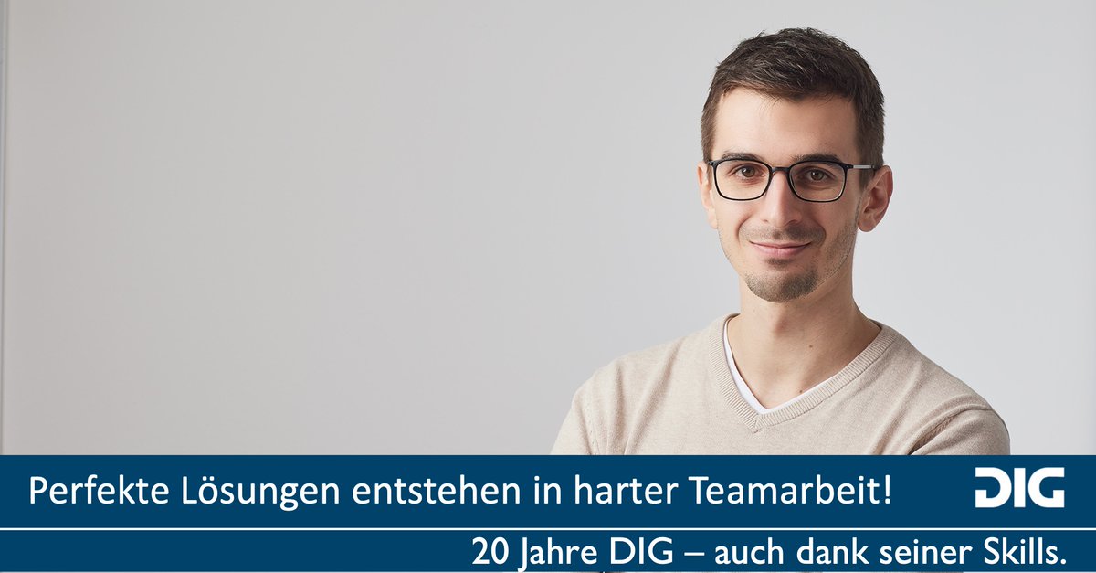 In der Freizeit schiebt der begeisterte Fußballspieler keine ruhige Kugel – und im Job auch nicht: Projektleiter Christoph Wurm arbeitet im Team mit den Kunden und den Entwicklern der DIG an den besten Lösungen für die jeweiligen Einkaufsprozesse.