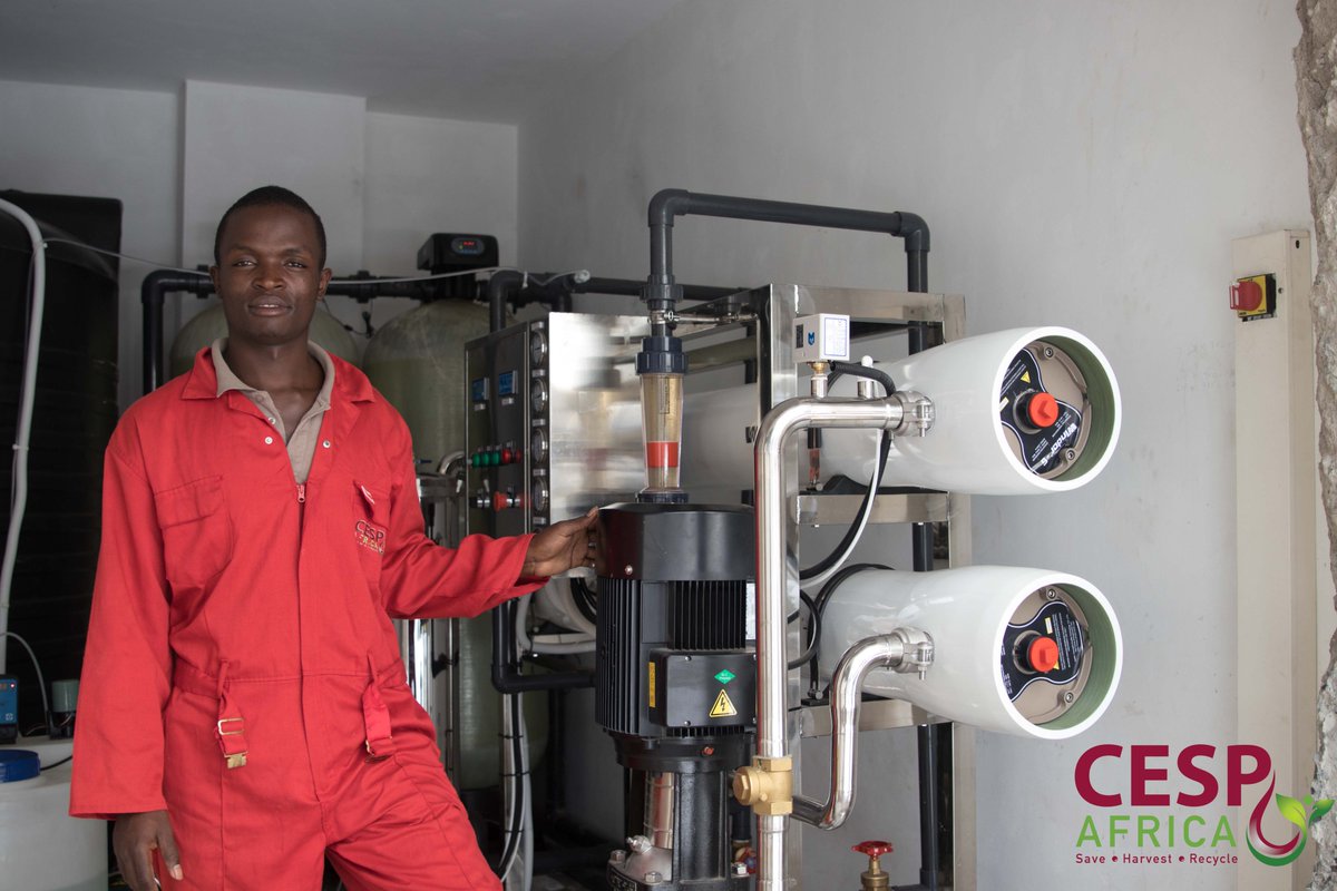 CESP_Africa's tweet photo. More apartment owners are realizing the importance of providing clean water for their tenants.
Whether it's dirty borehole water, salty water, discolored water etc. our reverse osmosis system will produce clean, ready to drink water. #water #cleanwater #apartments https://t.co/nLHExcf8ji