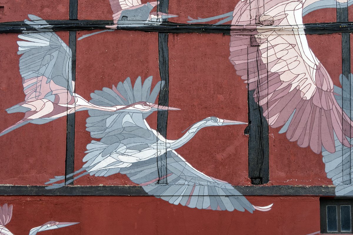 Businirmaslejos's tweet photo. #STREETART EN EL CAMINO
Gracias a @StARTerproyecto, Estela Rojo y Regue Fernández, el #CaminodeSantiago, a su paso por la provincia de Burgos, se está embelleciendo con una serie de artísticos murales encargados a los más relevantes artistas del género. 👇 https://t.co/zqZkmUfADT