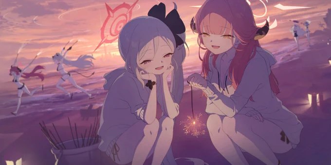 夏さきどりアーカイブ♡ #ブルアカ 