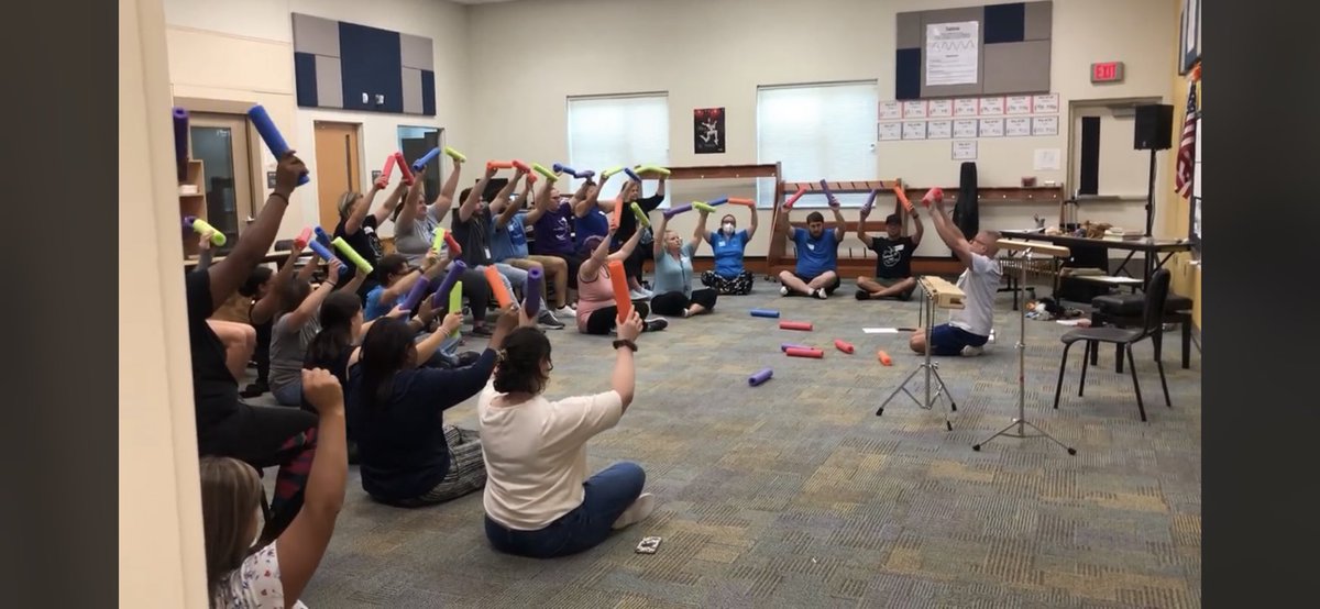 EmKinnunen_OCPS's tweet photo. It was a great day of music making in Orange County because OCPS/CFOC Orff Levels are underway!!! 50 of our OCPS Elementary Music Teachers are enrolled in our Orff Level I course as well as teachers participating in Level II and III.
#ocpsarts #ThePlaceForYou #AOSA #ORFFpd2022 https://t.co/mBPHVkUEU0