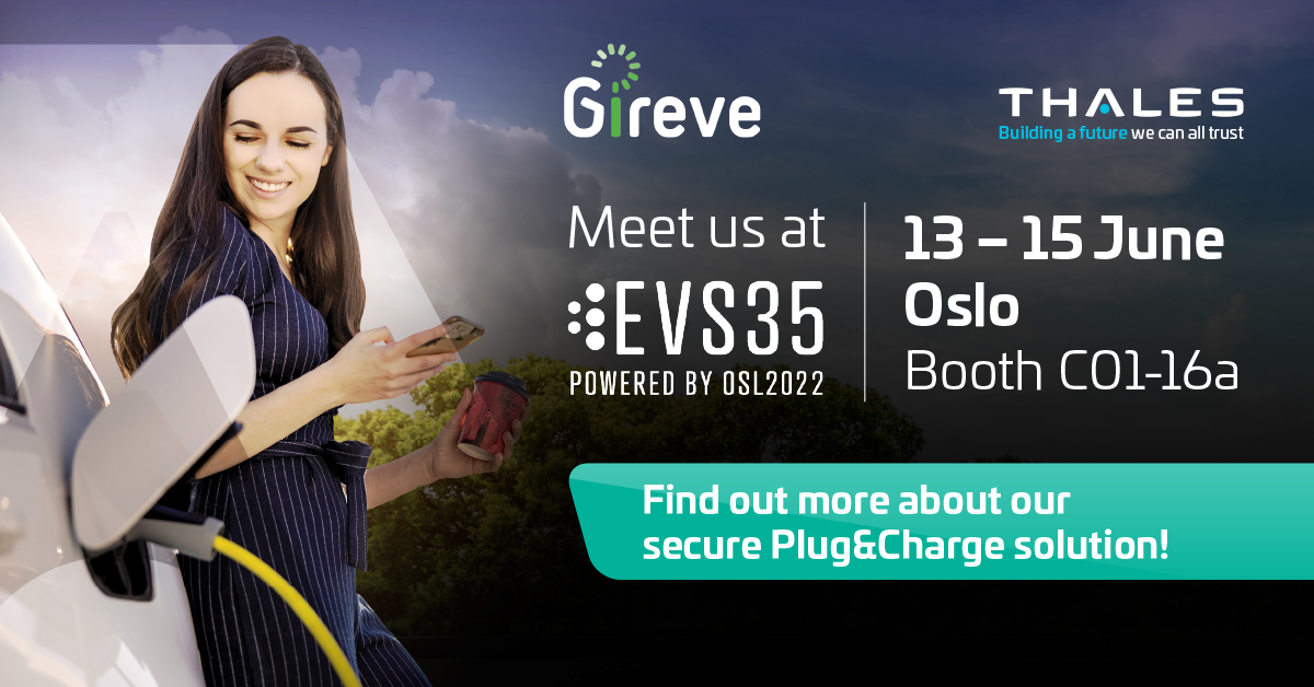 CinterionIoT's tweet image. Our #cybersecurity experts Olivier Clerc and Pierre Girard will be at EVS35 next week! Come for a chat on our booth to discuss best ways to simplify and secure #EVCharging, with our partner @gireve

#EV #electriccars