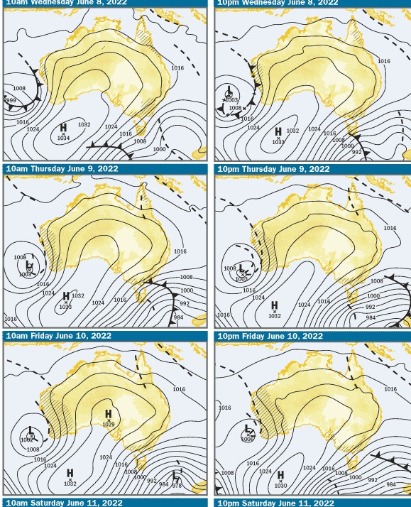 Bureau of Meteorology, New South Wales on Twitter "The weather pattern affecting NSW is going