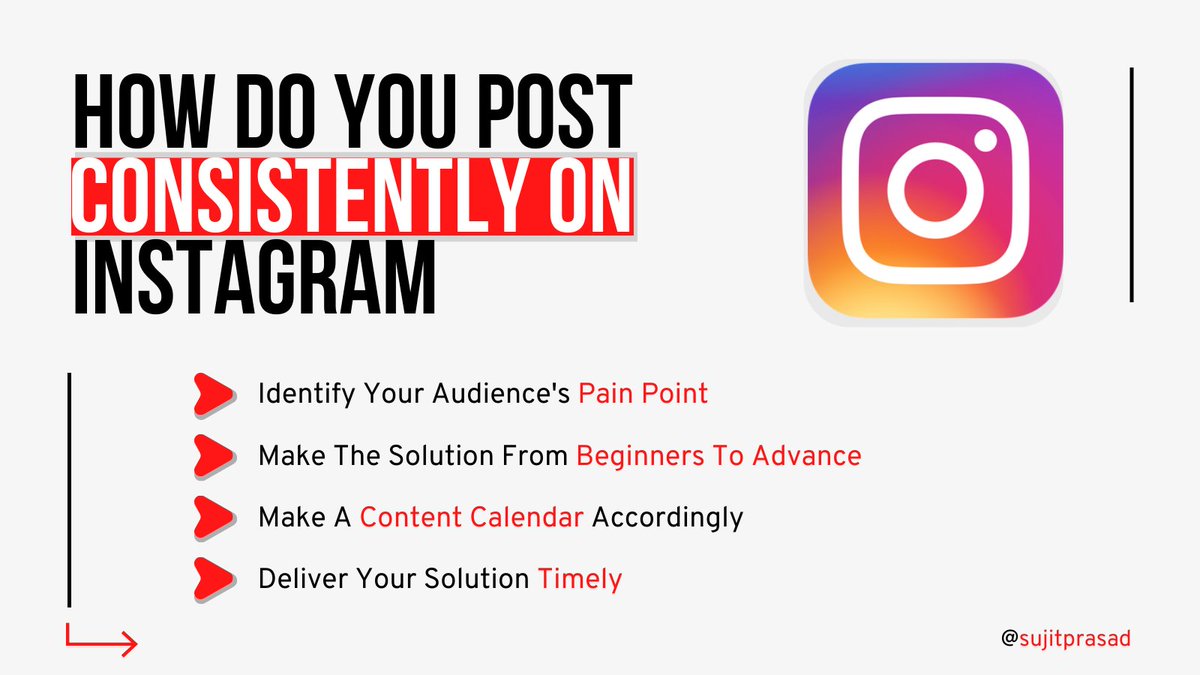 sujitprasad7251's tweet image. Are you struggling to post consistently on Instagram? If yes, then this post will help you.

#socialmediastrategy #socialmediatips #digitalmarketingtips #SmallBusinesses #smallbusinessowners #marketing101 #socialmediatipsforbusiness #socialmediamanager #socialmediastrategy