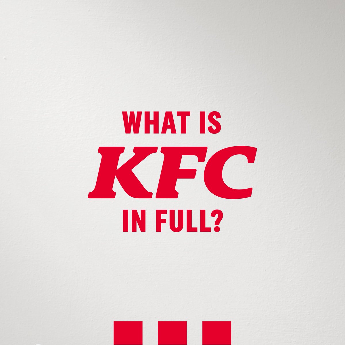 KFC in full is …? Wrong answers only. #KFCServedWithCare