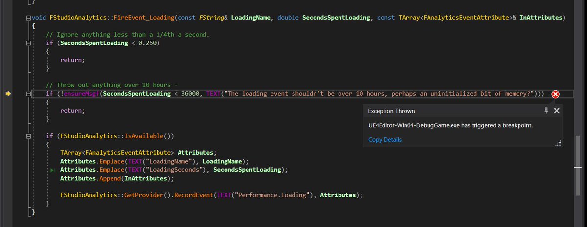 Opps....I guess it took quite long to load the editor...
 #UnrealEngine