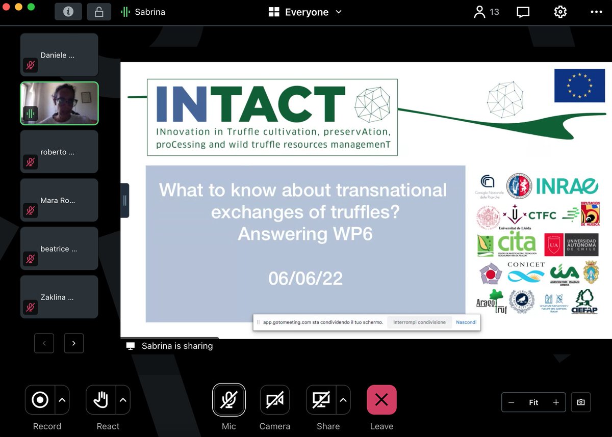 IntactProgetto's tweet image. Yesterday, the 6th of June, prof. Roberto Cippitani and Dr. Sabrina Brizioli held a workshop on WHAT TO KNOW ABOUT TRANSNATIONAL EXCHANGES OF TRUFFLES. Thanks to all participants. #intactproject