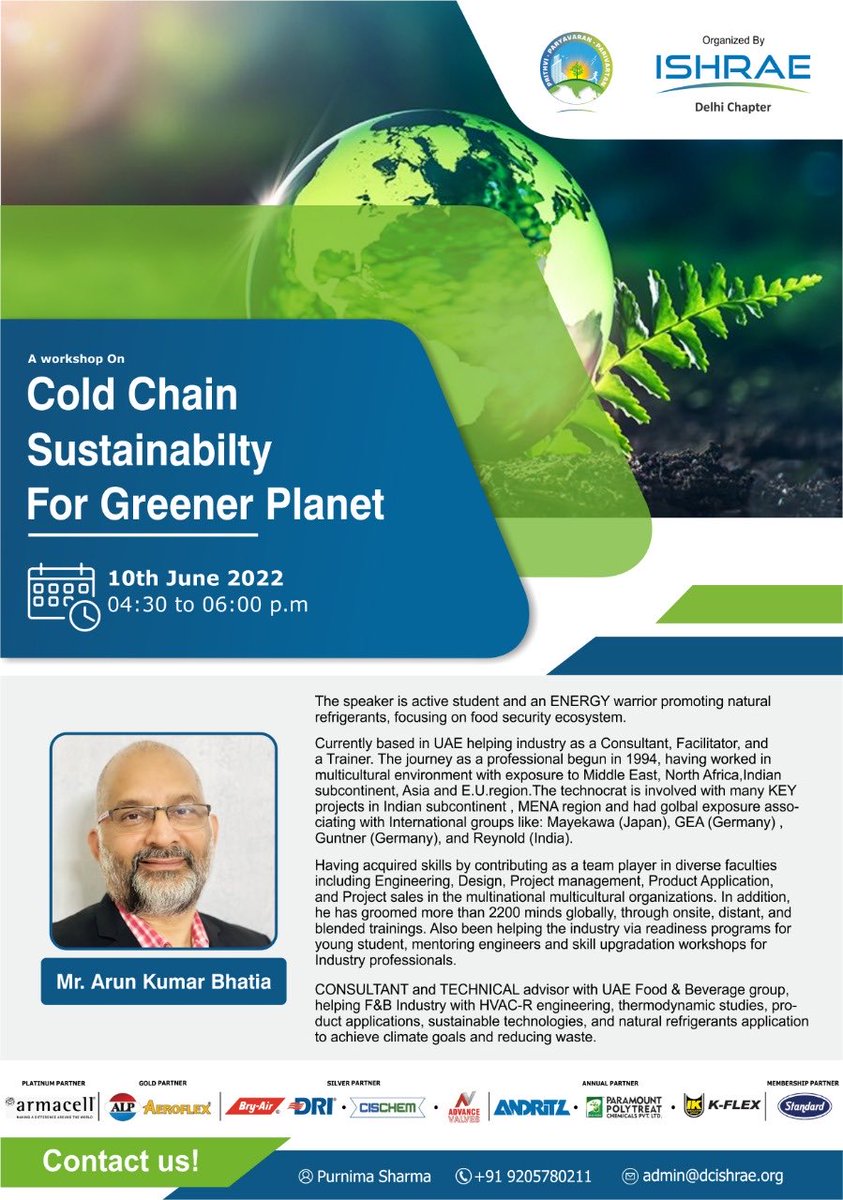 ConsultingTed's tweet photo. ⁦@akbhatia007⁩ ⁦@ashraenews⁩ ⁦@ishraehq⁩ ⁦@carrier⁩ ⁦@WorldRefDay⁩ ⁦@IIFIIR⁩ ⁦@thecoolinghub⁩ ⁦@Chillventa⁩ ⁦@shecco⁩ ⁦@SmartColdChain⁩ ⁦@gea_grade⁩ https://t.co/WSQ092DfYZ