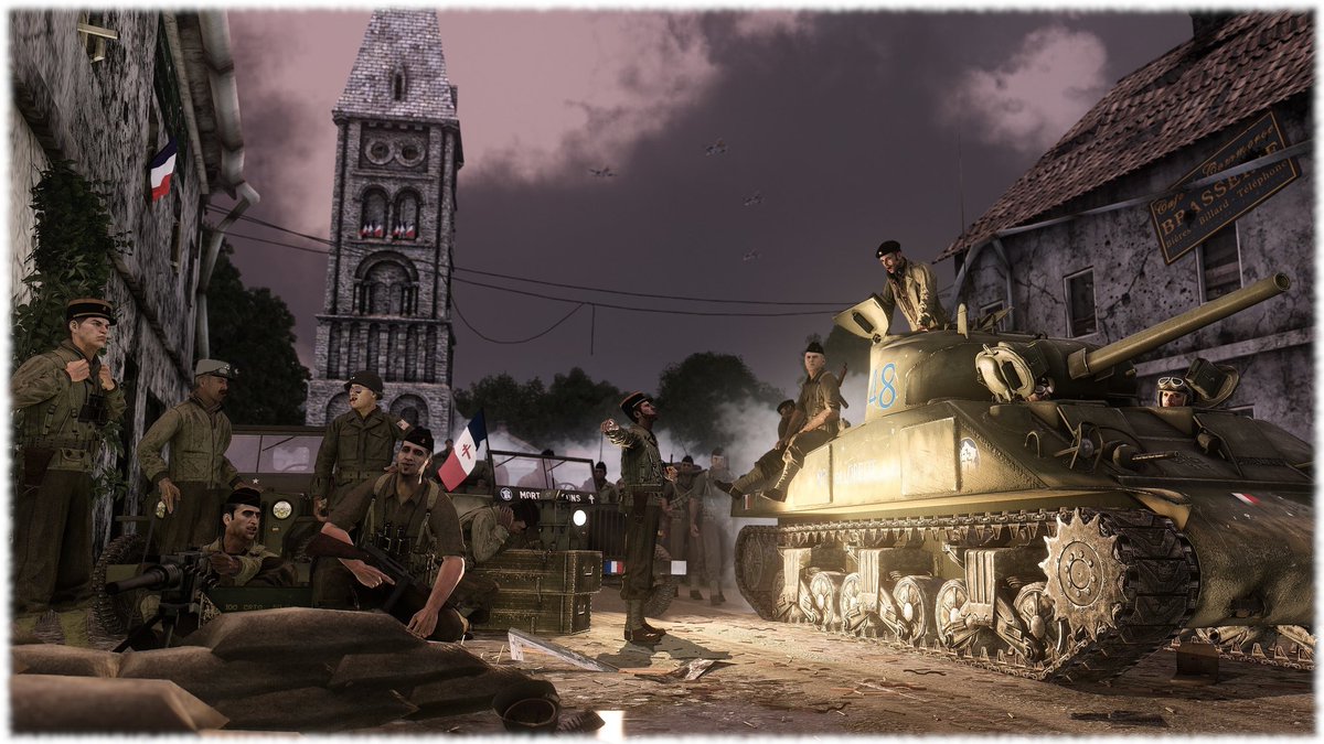 CaoSaoVang4's tweet image. On their way to free Paris 🇨🇵
#arma3 #2èmeDB #PhilippeLeclerc #RaymondDronne