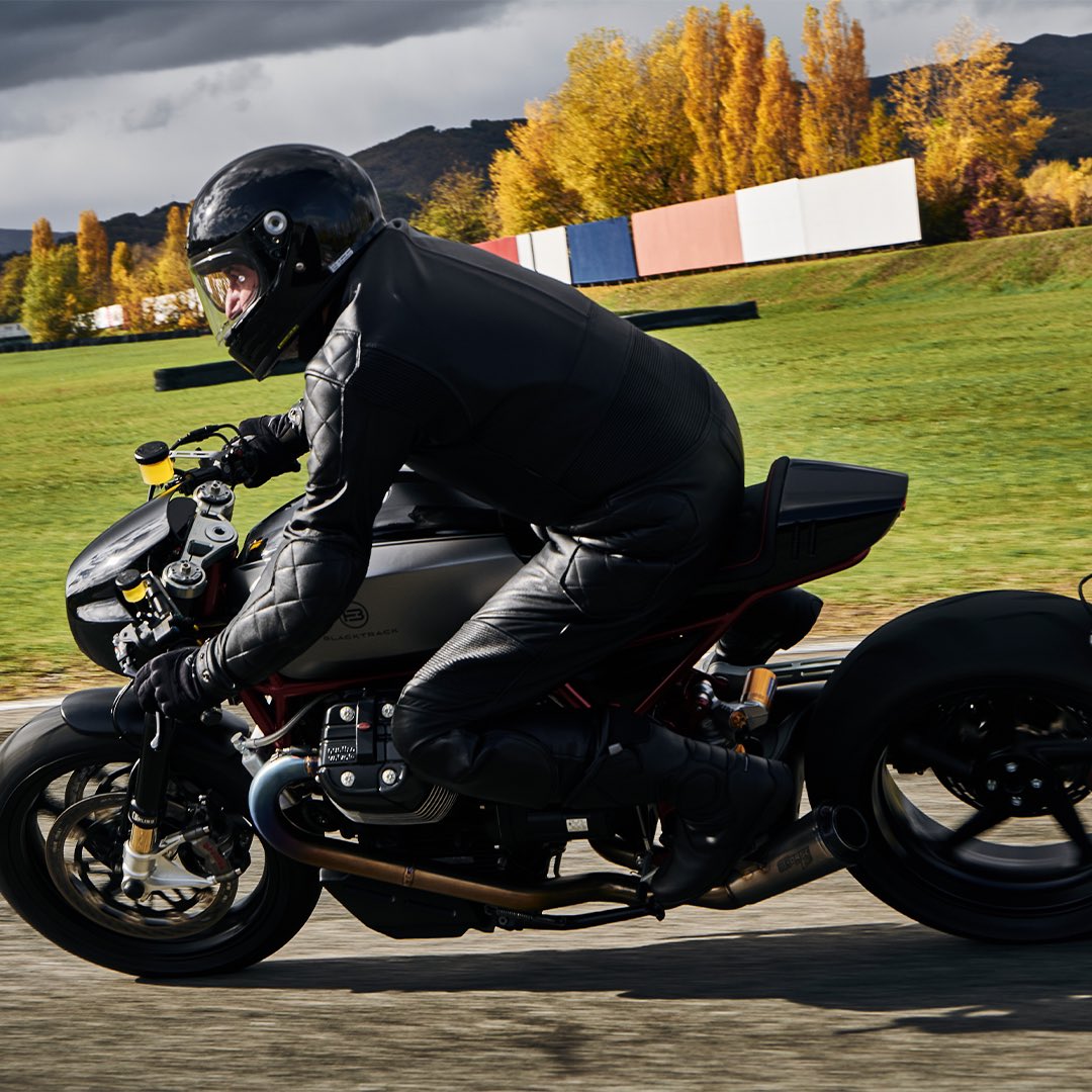 The BT-05 only uses the Moto Guzzi engine. The rest of the bike is stripped away, and replaced with carefully selected and purpose-built components.

This results in a drastic weight reduction too, from 225 kg to 175 kg.

#bt05 #caferacer #caferacers #caferacerporn #motoguzzi