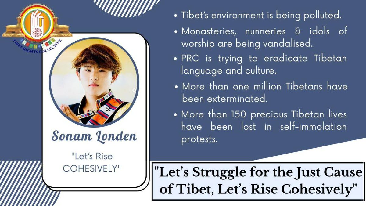 TibetCollective's tweet photo. SHOUT OUT to #Tibetan singer Sonam Londen whose latest song "Let's Rise Cohesively" is dedicated to all those "who sacrificed their precious life &amp; the people who dedicated their life for #Tibetan cause."
🎵https://t.co/oe34HKkQQp
@NetTibet @SaveTibetOrg @EnesFreedom @JuddApatow https://t.co/b4Xv1g1fHm