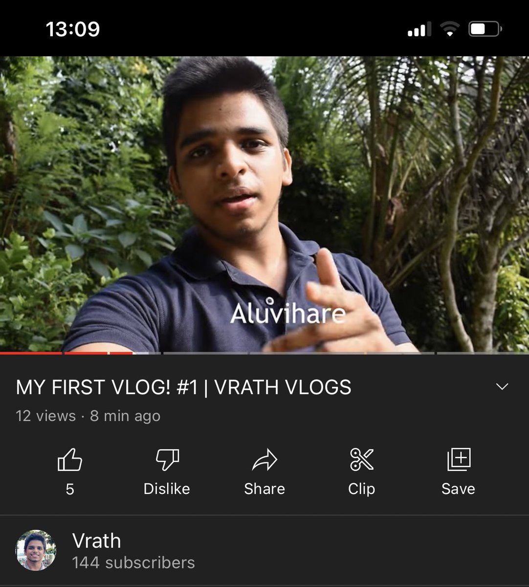 therealvrath's tweet photo. First Vlog is out!! Check it out!
#vlog #youtube #vrath #firstvlog #tag #YT #video #vlogging https://t.co/j7yS01ewLG