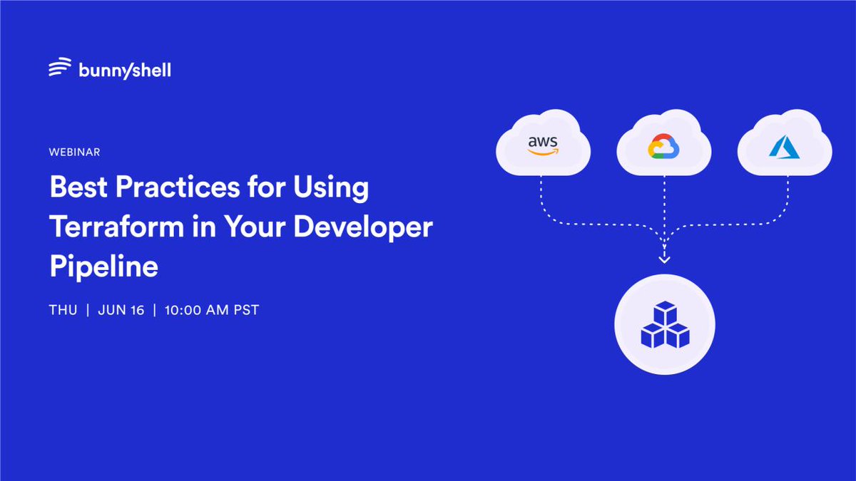 bunnyshell_eaas's tweet photo. Join Aris (Sr. Software Engineer) and Cristian (DevOps) on Thursday, June 16 at 10:00 am PST to discuss different IaC tools and show the practical use of #Terraform with EaaS to increase development #velocity. ππ
#webinar #bunnyshell
https://t.co/JcR49cWNVI https://t.co/AhVh3JXaJM