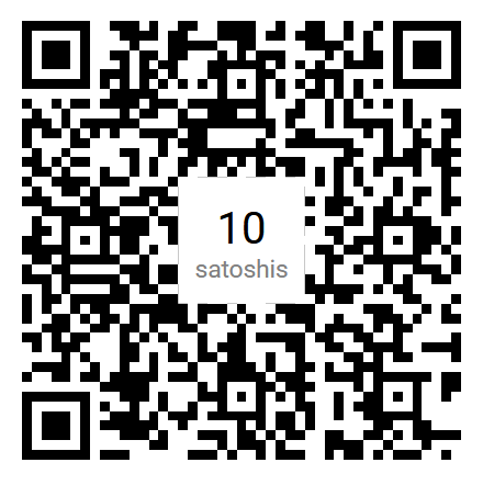 GetFreeBitcoin_'s tweet photo. I am giving away 10 sats every few hours.
Just scan QR code in any LN supported wallet.

Please LIKE, FOLLOW &amp; RT for increased amount of sats or more often drops next time!
#Bitcoin #BTC #LN #LightningNetwork 
Thanks for 90 followers❤️ https://t.co/ny7fdwNvAe