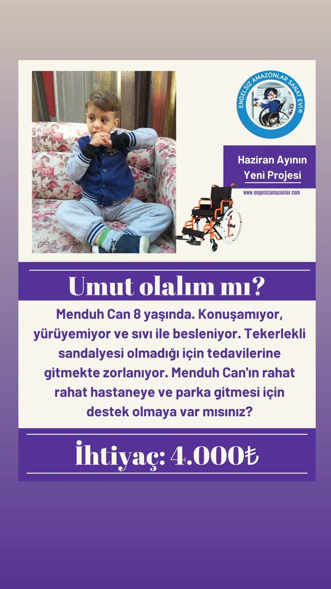 Umut olalım mı?
#salı 
#SonSayfa 
#tekerleklisandalye
#NazımHikmet 
engelsizamazonlar.com