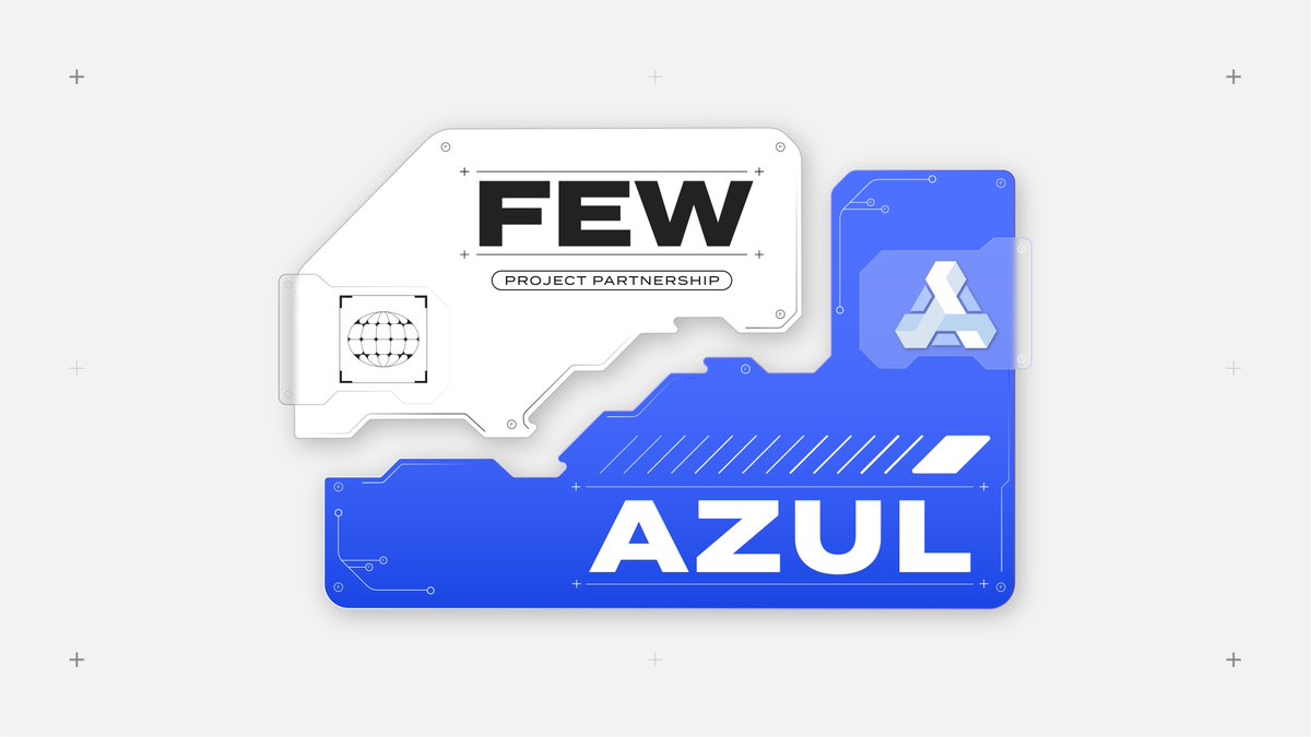 Partnership secured. FEW 🤝 @Azul

Get ready to become an expert NFT trader with Azul's all-inclusive trading tool. We've partnered with Azul to provide FEW holders with lifetime access to their trading tool. 

Stay tuned for more partnership announcements this week!