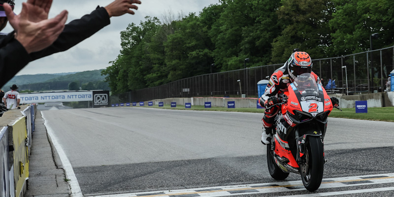 #Panigalers! Let's not forget Josh Herrin (Warhorse HSBK Ducati Racing NYC) who extended his points lead in MotoAmerica Supersport on the Panigale V2 at R3 Road America with a second and a third place in the two races #DucatiCorse #DucatiPanigaleV2 #DucatiAllOverTheWorld