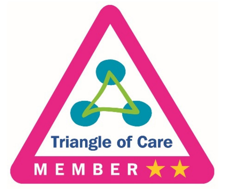 We're delighted to have retained our two-star Triangle of Care status for the third year in a row, recognising our continued efforts and commitment to improving the way we work with carers and relatives.

Read more on our website - bit.ly/triangleofcare

#CarersWeek