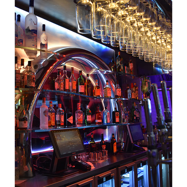 A bespoke bar shelving system we created for @stylosussex using the cowling of an Airbus A320 engine. 

We have played a big part in helping the owner to turn the bar into an amazing aviation themed space, be sure to check it out when you are in town.