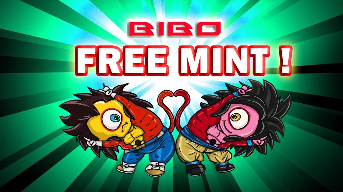 BIBO Free Mint !!!
Start time: 8/6/2022 1600 (UTC +8)
Mint URL: nftoday.art
Max 2 mint each time

OG role will not be given after 8/6/2022 1500 (UTC +8), BIBO holders please verify asap.

p.s. OG role will have special benefits for future projects
#NFTs #NFTGiveaway