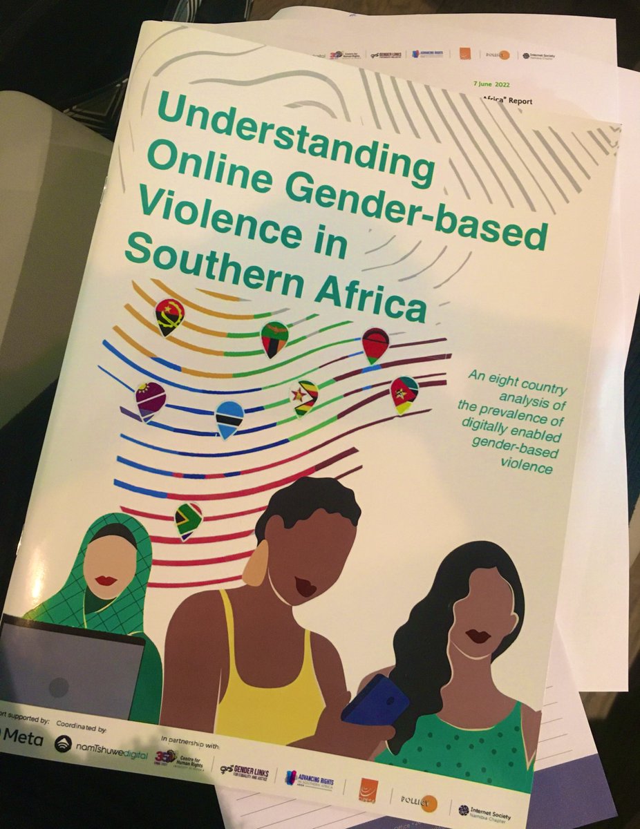 Today, #BreakFree joins the Namibia launch of the report on “Understanding Online Gender-Based Violence in Southern Africa” at AM Weinberg Hotel. 

#SafetyOnline  #EndOGBV