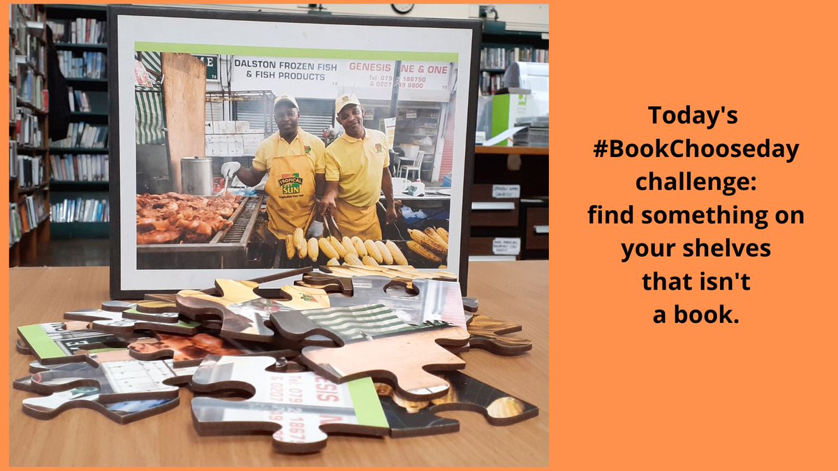hackneylibs's tweet photo. This week's #BookChooseday challenge from @BromsgroveLib is to find something on the shelves that isn't a book. 

At #HackneyHomeBoundLibrary we have stacks of #puzzles to lend, including these #dementia-friendly jigsaws, all featuring scenes from #Hackney life.

@ArchivesHackney https://t.co/UyZXceKwbA