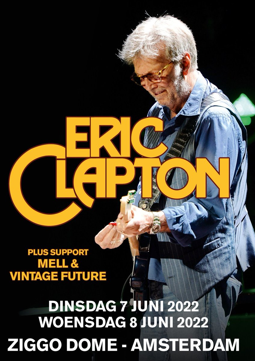 Vanavond en morgenavond staat Mell &amp; Vintage Future als support act van niemand minder dan gitaarvirtuoos Eric Clapton in een uitverkochte Ziggo Dome. Geen kaartje kunnen bemachtigen? Geen probleem want het blues en soul trio staat op 11 september op Better Get Hit 2022.