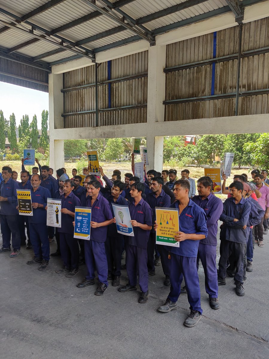 Theashwinvyas's tweet photo. Fire , Safety and Emergency preparedness mock drill. At IndoBuilt Daman unit . https://t.co/2A6pGtkxxp