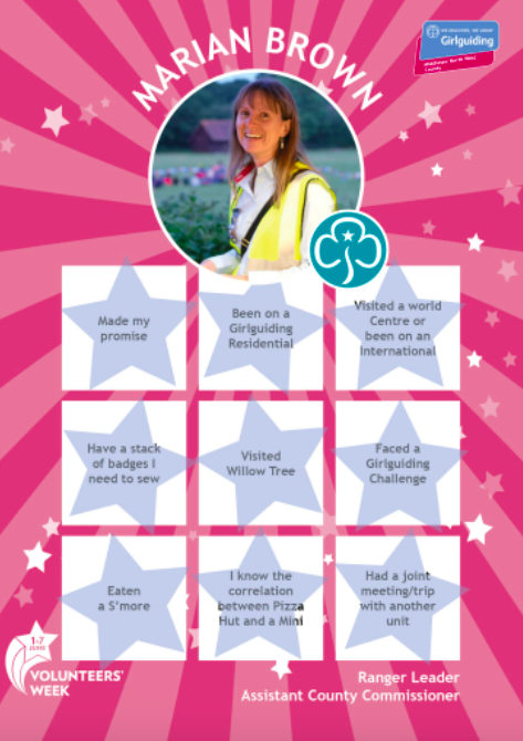 ggmiddxnw's tweet photo. #VolunteersWeek Bingo: "I've been fortunate enough to go on 2 internationals through @Girlguiding. Once to Thailand as a participant and to Vietnam as a leader. It's a life changing and very rewarding experience that will stay with me forever." Marian
@Chief_Guide @Guiding_LaSER https://t.co/aqWE8MuE0w