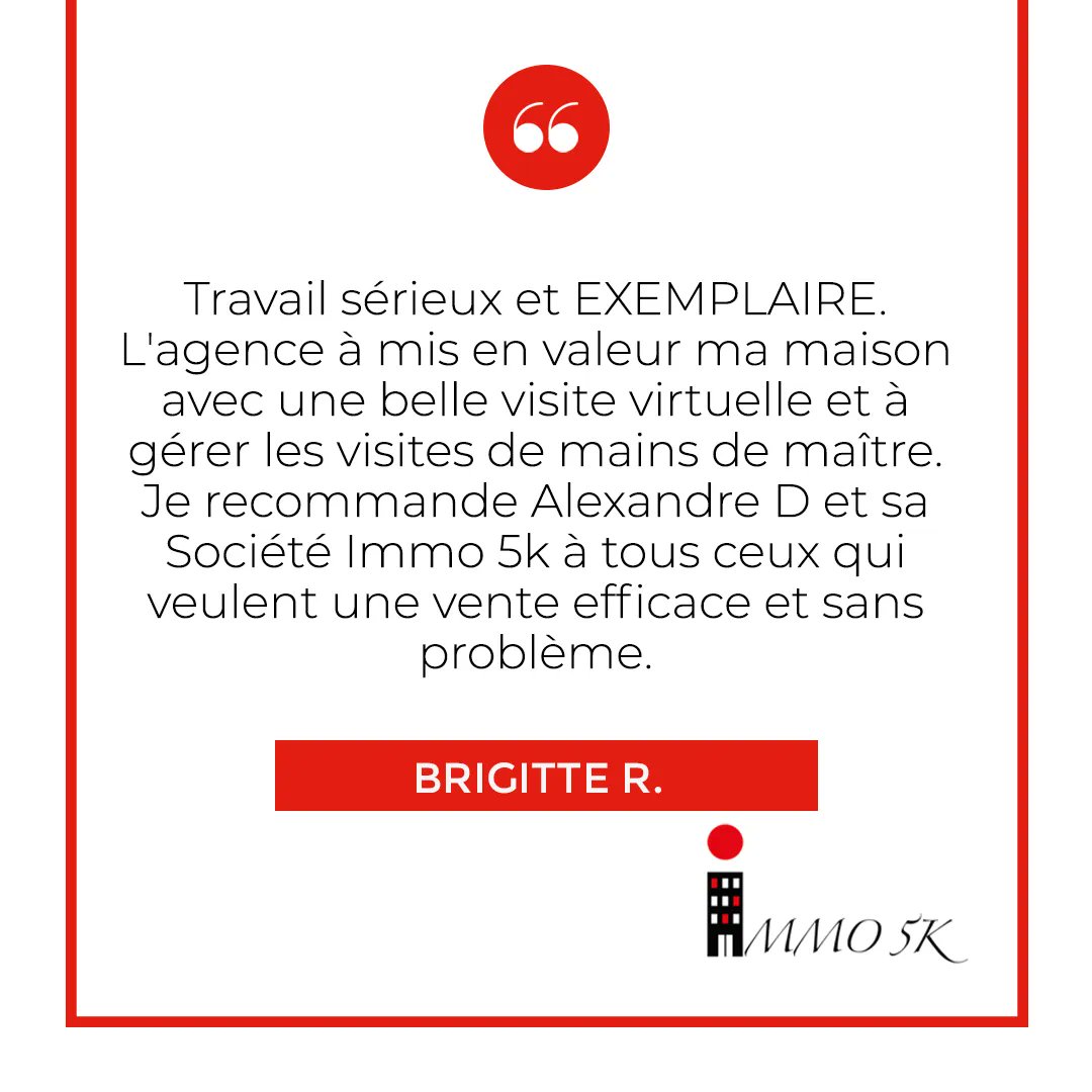 Immo5k's tweet photo. 🙏#avisclients🙏
Chaque avis nous refait vivre de belles histoires. Comme un accompagnement dans vos nouveaux projets, dans une nouvelle vie, un nouveau bonheur. Merci
#immo #témoignage #retourclient #immobilierlyon #agentimmobilier #venteimmo #venteimmobilière #agenceimmobilière https://t.co/GDjp9A2aOT