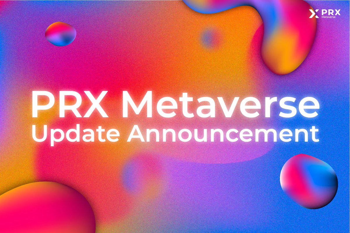Dear users, PRX has a new community &amp; token.

- Previous PRX Token - what happened with the staking?
- The recent community we are using

📚Read more:
medium.com/@prxmetaverse/…