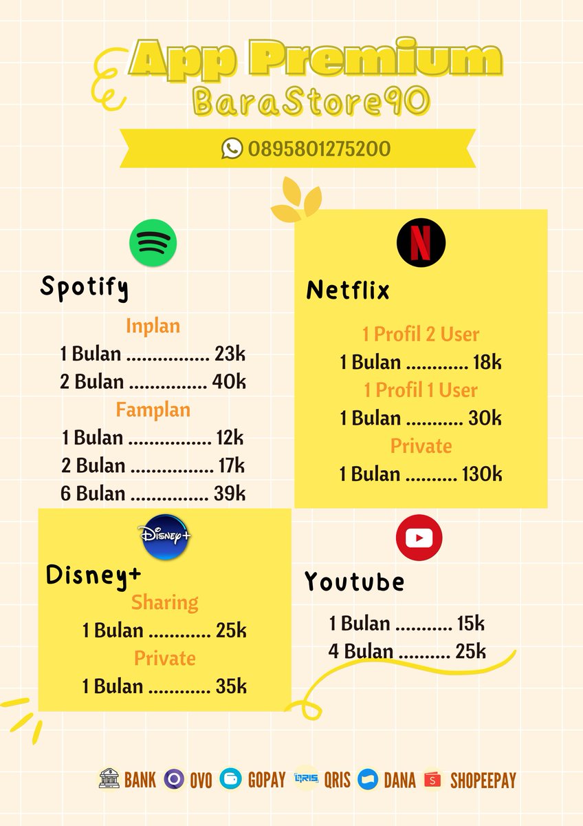 BaraStore opress Appremium-Mt After DM/WA (@barastore90) on Twitter photo 