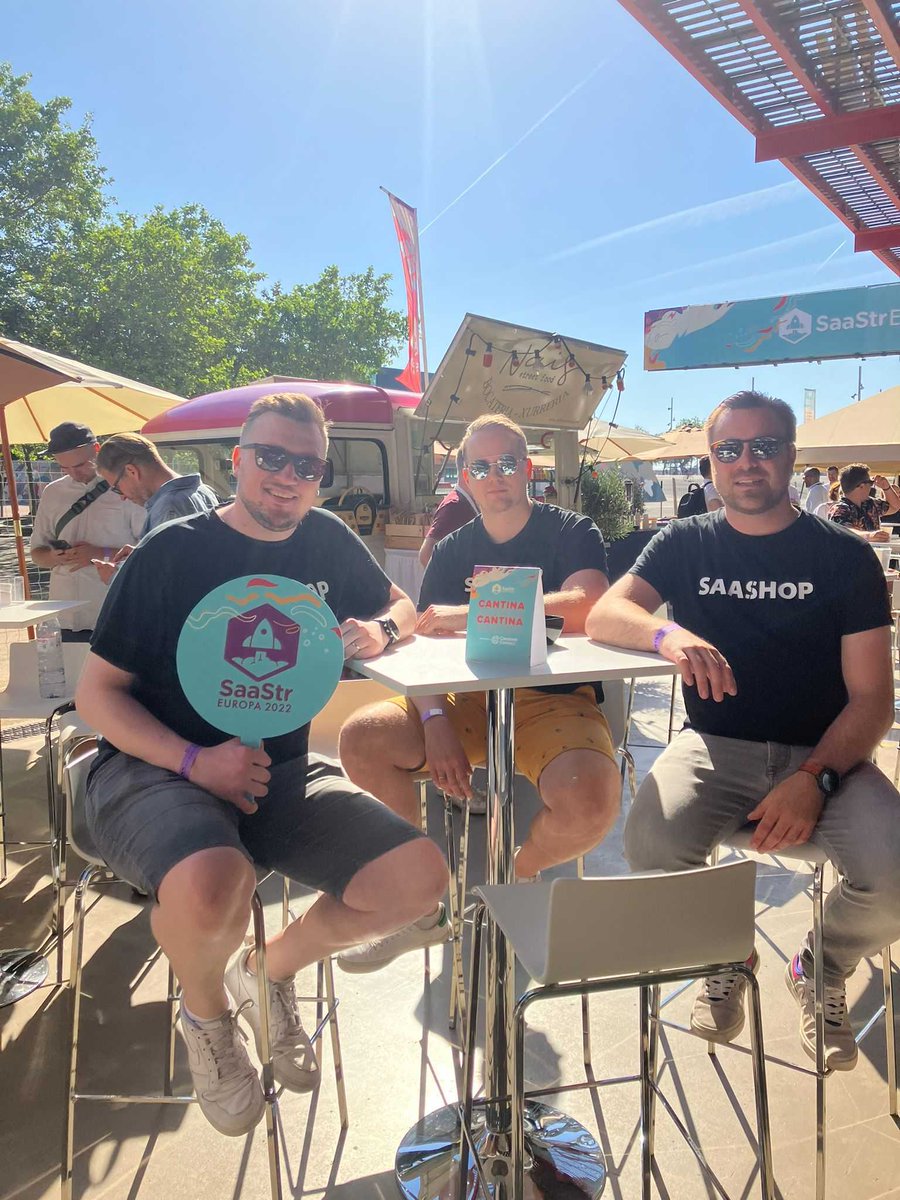 SaaShop_Oy's tweet photo. Crew valmiina päivään! 🚀😎 Jos olet mukana SaaStr -tapahtumassa Barcelonassa tänään ja/tai huomenna, niin tavataan! 👋🏼 The crew: Kaj Seeste, Joonas Mäkiranta, Juho Anttila
#SaaShop #SaaS #Ohjelmistojafi #SaaStr #SaaStrEuropa #software #softwarecompany #growth #event #b2b https://t.co/MuOF6r34A2