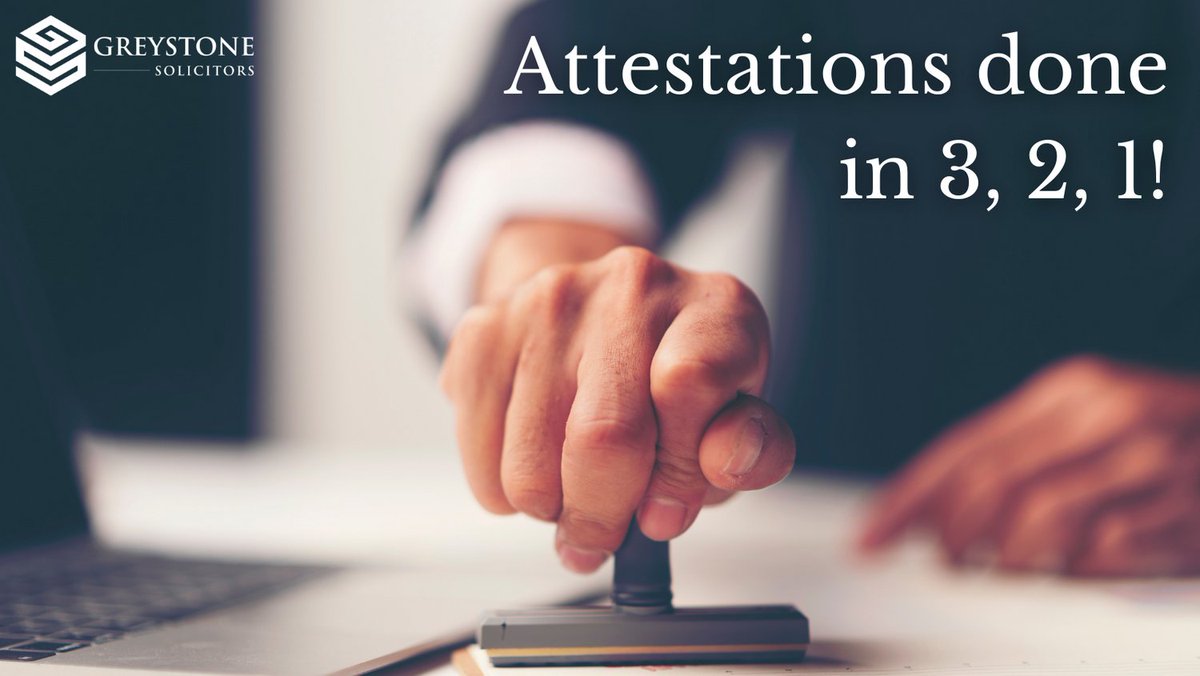 GreystoneSols's tweet photo. It’s that simple! ✅
If you have a document that needs attesting, such as a Statutory Declaration, we offer a competitively priced service to help you.
Typically our attestations cost just £10 per document!
#attestation #statutorydeclaration #statdec #solicitor #luton #london https://t.co/6YL7GdvU83
