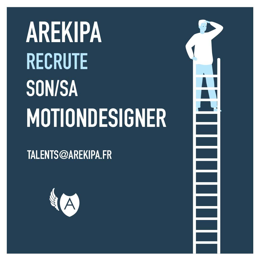 ArekipaProd's tweet photo. 𝘑𝘖𝘉 #1 📢 

Arekipa, agence de production de contenus audiovisuels, recrute son / sa 𝗠𝗢𝗧𝗜𝗢𝗡 𝗗𝗘𝗦𝗜𝗚𝗡𝗘𝗥 ✔

Poste basé à 𝗕𝗼𝗿𝗱𝗲𝗮𝘂𝘅 📍

Envoyez votre CV, Démo et lettre de motivation à :
talents@arekipa.fr 📧

#motiondesigner I https://t.co/Ds0BsTKCP8