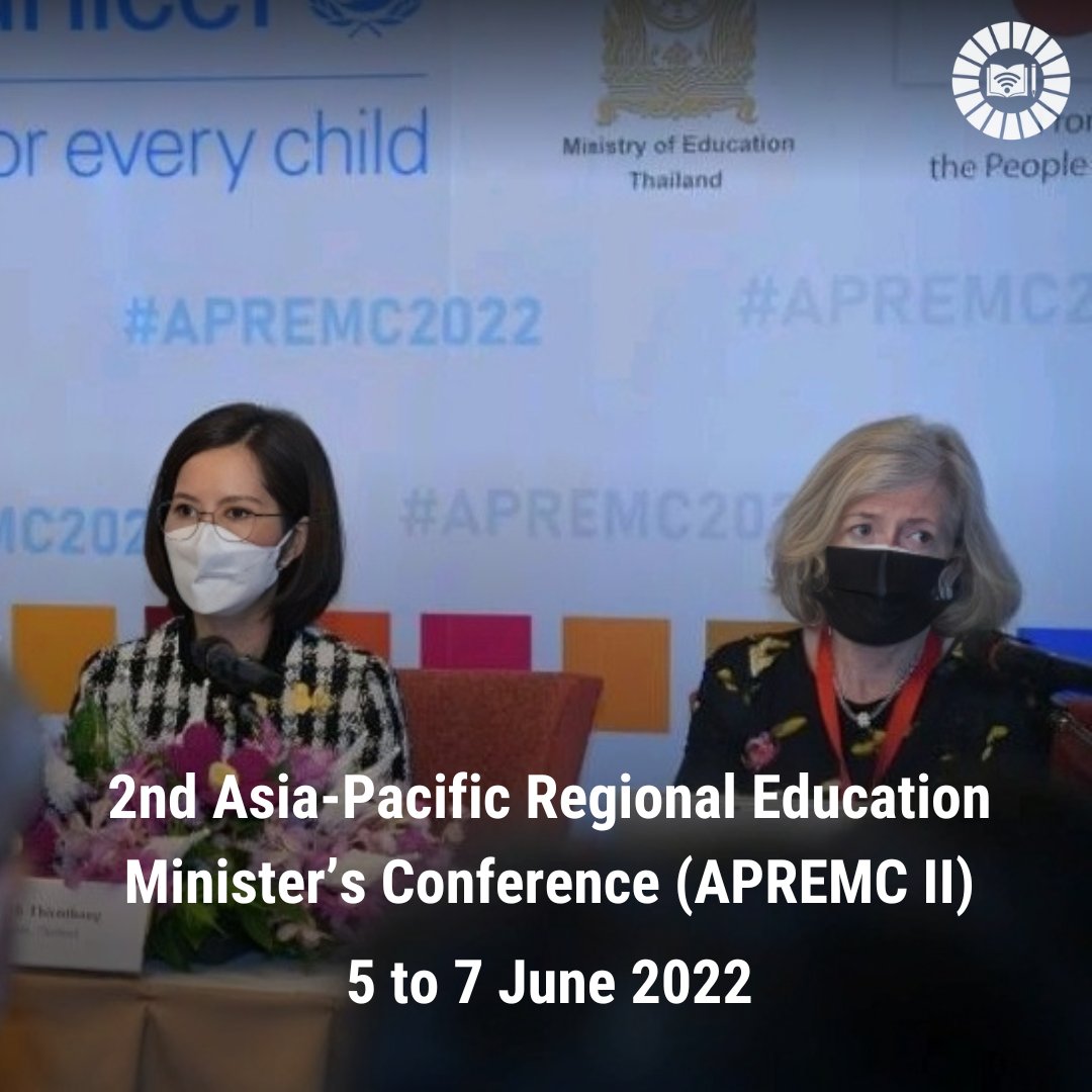 TransformingEdu's tweet photo. Highlights from @UNESCO ADG @SteGiannini during day 1⃣ of #APREMC2022

"I was impressed by a wide range of strategies shared here by ministers &amp; partners to recover lost learning, bridge the digital divide, and make education inclusive and transformative #TransformingEducation" https://t.co/QME0onr4vE