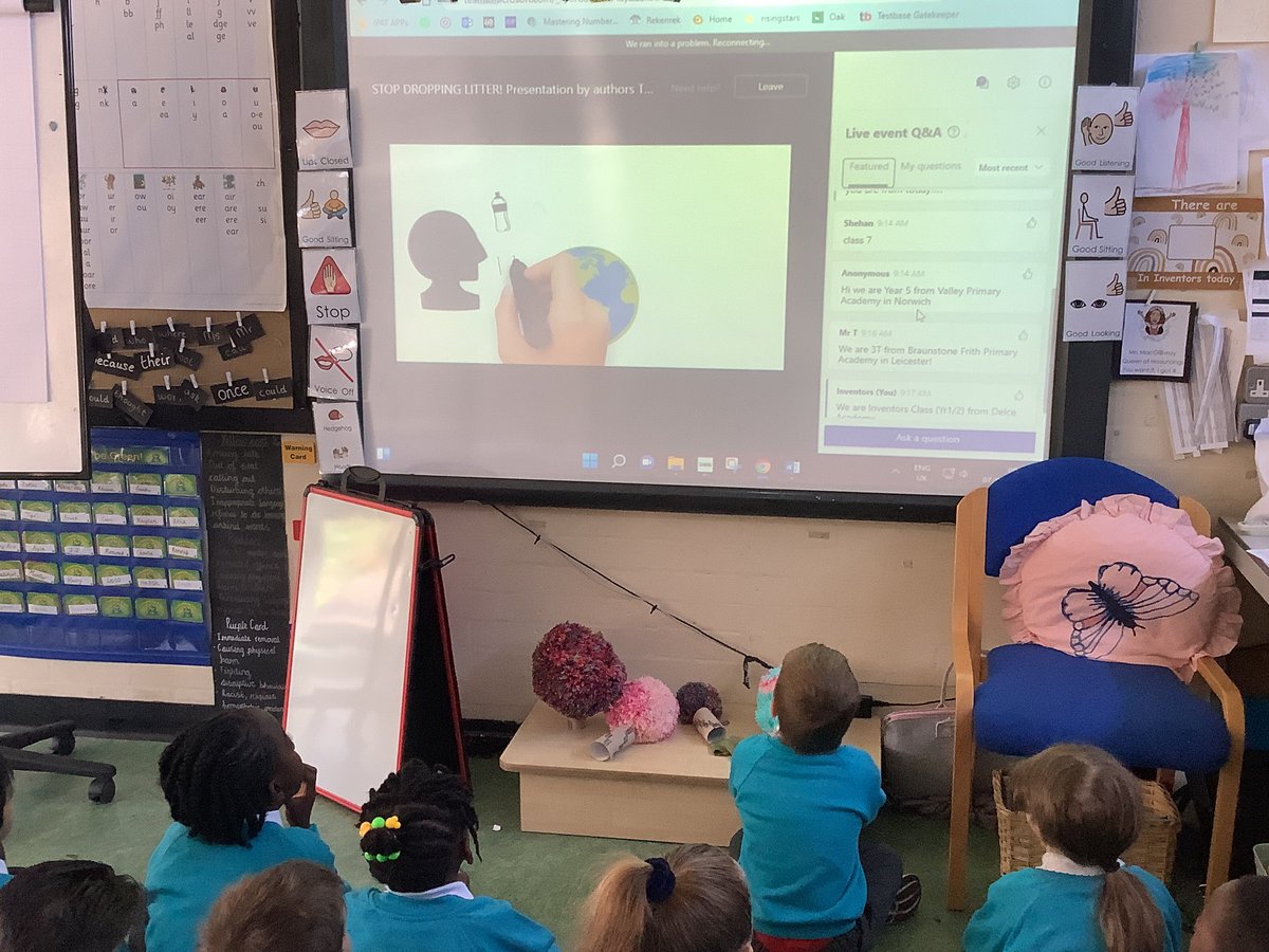 delceacademy1's tweet photo. Today Inventors enjoyed a live Q&A with the 3 engineers on ways we can help save the world, linking to our terms global theme of sustainability and development. #3engineers #Sustainability #OnlyOneEarth #WorldOceanDay2022 #Englishatdelce https://t.co/iF91eHD7zq