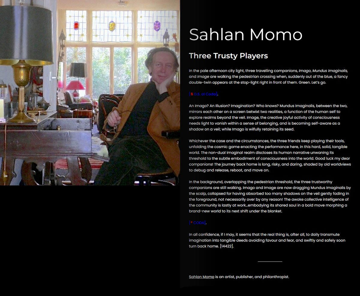 Sahlan Momo: Three Trusty Players ttps://imaginezine.com/sahlan-momo <a href="/SahlanMomo/">Sahlan Momo</a>