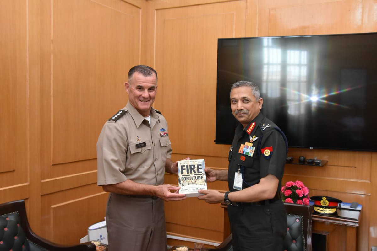 ADG PI - INDIAN ARMY on Twitter: "#DefenceCooperation General Charles A. Flynn, Commanding General United States Army Pacific #USARPAC called on Lieutenant General BS Raju #VCOAS & discussed aspects of mutual interests. #