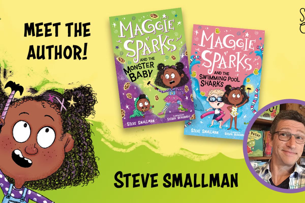 A splash of magic! We have a brilliant book event for 5-10 year olds on Saturday 18th June. £7 ticket includes a copy of the new Maggie Sparks book signed by author Steven Smallman:
bournvillehub.com/box-office/mee…
 #maggiesparks @SweetCherryPub @booksaremybag @BnvilleVillage #IndieBooks