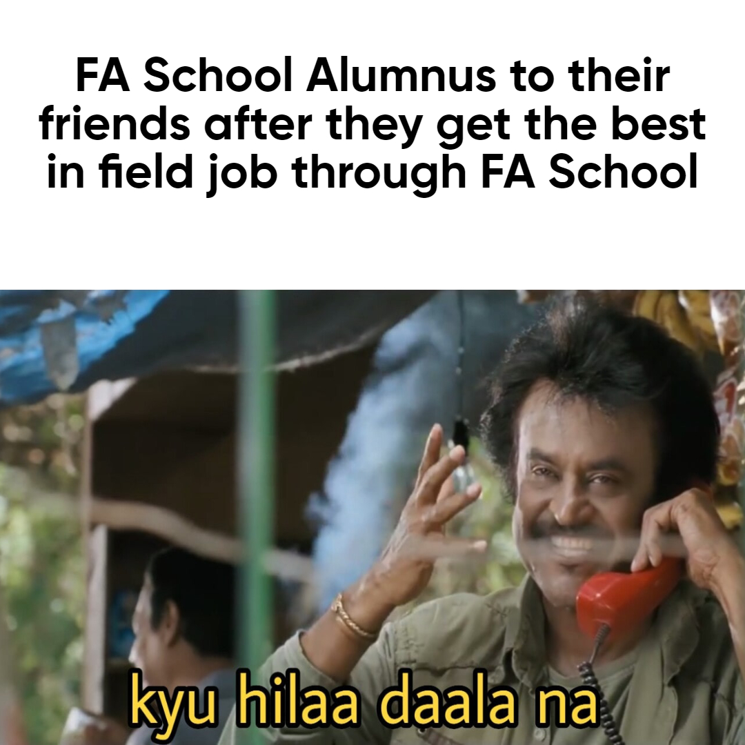 faschoolfilms's tweet photo. Our students only get the best out there. be it in class or in life. 

we provide 100% placement guarantee. you can also check our website mentioned in the profile and through link below.

https://t.co/4BpGDjo4GW
for any query, please DM us or contact:-
+91 93247 90696

#FAschool https://t.co/ahOIGwHMgf